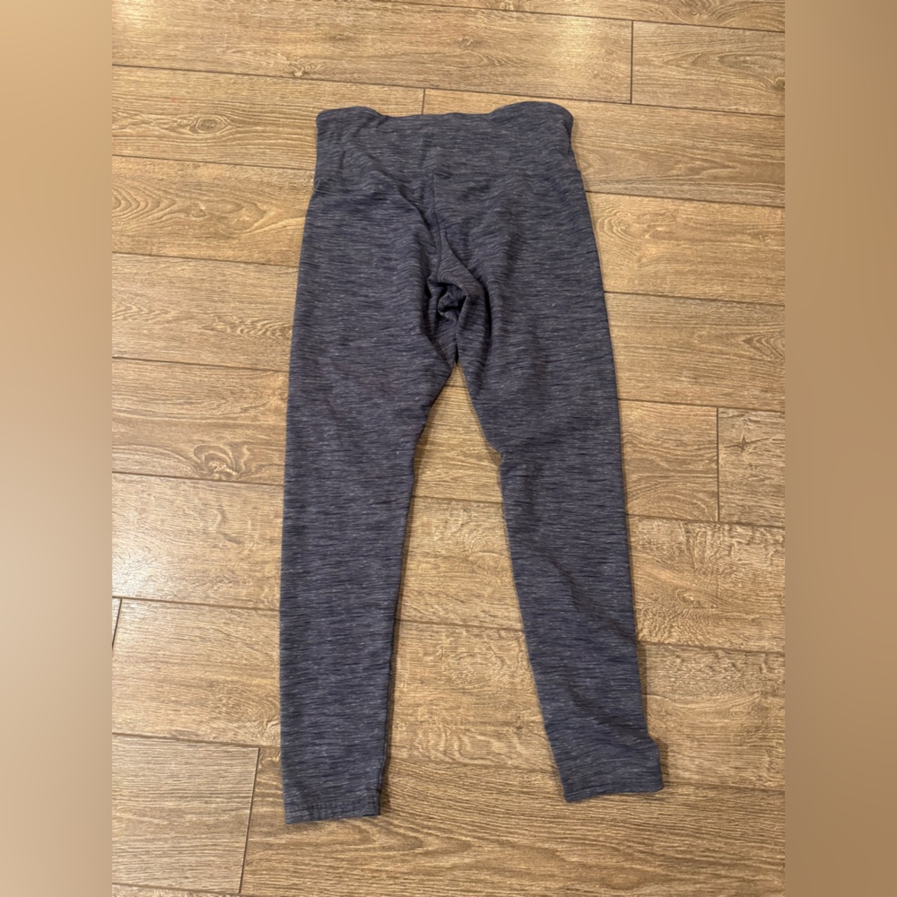 Jockey Heathered blue Gray High-Waisted Leggings size L - Picture 2 of 5